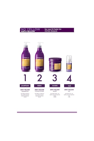 yellow Shampoo 500ml Boyalı