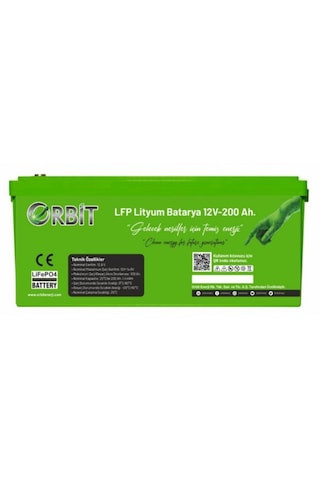 Orbit 12 V 200 Ah Lifepo4 Akü Orbit 12 V 200 Ah Lifepo4 Akü