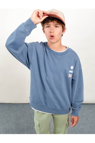 Mayoral Boston Erkek Çocuk Sweatshirt Mavi