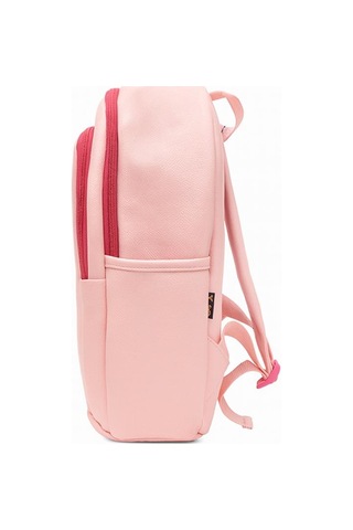 Yuga Suni Deri Dört Gözlü Sırt Çantası Pembe Pembe
