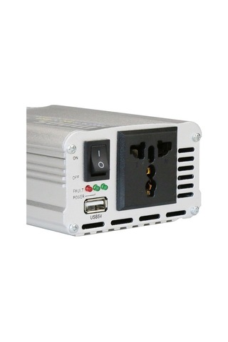 Supermarket1 500w Araç Invertörü Dc 24v Ac 220v Dönüştürücü + Usb Çıkış, Bilgisayar/dvd Girdi, Koruma, Sessiz Soğutma