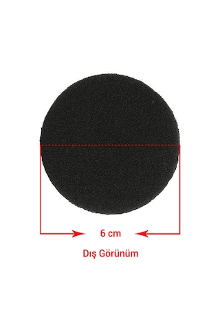 Kulaklık Süngeri 6 CM 1 Çift