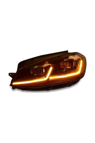 Vw Golf 7,5 İle Uyumlu R Far Krom 2017-2020