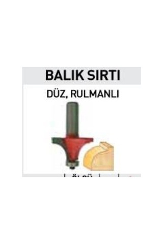 14451 Balıksırtı Freze Bıçağı 12 Mm R5