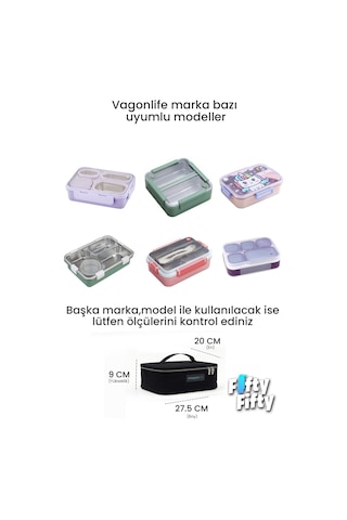 Isı Yalıtımlı Termal Yemek Beslenme Çantası Mama Taşıma Termos Çanta Sıcak Ve Soğuk -ffvgnb1060 Antrasit