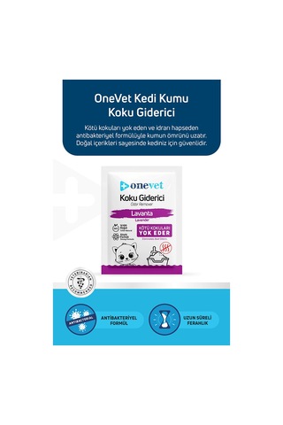 Onevet Kedi Kumu Koku Giderici Lavantalı 15 Adet 25 Gr