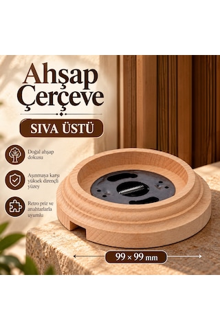 Ahşap Çerçeveler 1 Gözlü Sıva Üstü 080268