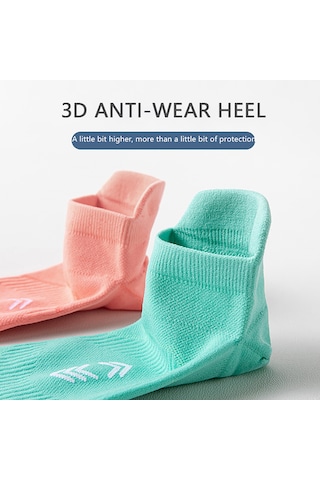 Youmex Erkek Spor Çorapları 6 Adet - Akıllı Nüfuslu, Teri Emici, Yumuşak, Yüksek Konfor - Koşu, Maraton Ve Günlük Kullanım İçin Beyaz Beyaz