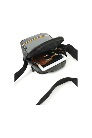 Erkek Postacı Çantası Elde Tutma 23 14 Cm Çapraz Askılı Omuz Çantası Mega Çanta Gri