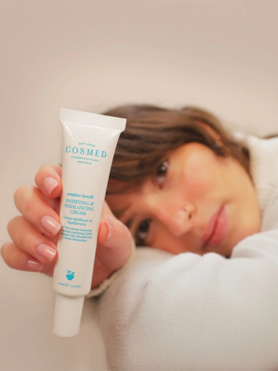 Cosmed Yağlı/Karma Ciltler İçin Matlaştırıcı Etkili Krem - Matifying & Rebalancing Cream - 40 ml