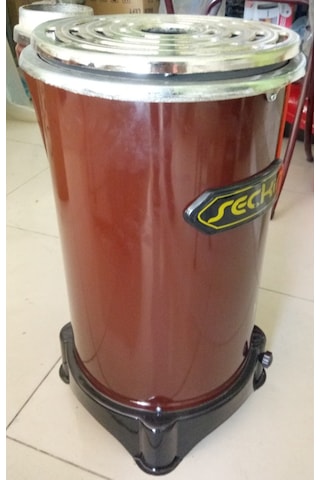 Seçkin Pik Dökümlü 70 Lik Yuvarlak Uyuyan Kömür Odun Sobası Simta