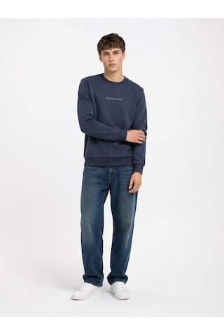 Loft Regular Fit Erkek Sweatshirt Lf2041193 Q1.v1 Koyu Lacivert