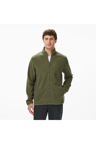Nautica Erkek Yeşil Regular Fit Sweatshirt Düz K57052t Yeşil