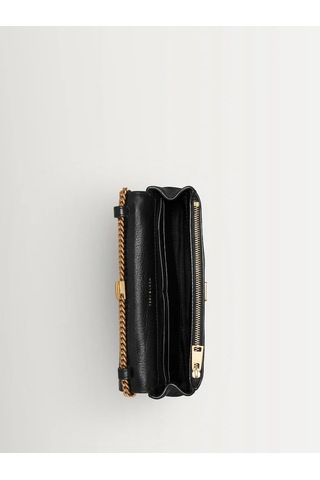 Tory Burch Charlıe Quılted Small Kadın Omuz Çantası 185829-001 Siyah