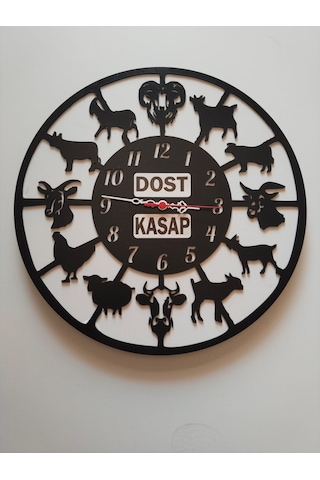 Kasap Temalı İş Yerine Özel Kişiye Özel İsim Yazılı Duvar S.