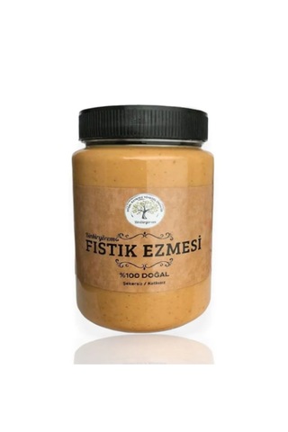 Şekersiz Fıstık Ezmesi Krem 300 gr Kavanoz