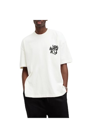 Wear Vexel Erkek Tişört Baskılı Kısa Kol T-shirt - Beyaz Çok Renkli