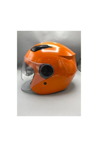 Helmet Açık Kaskı Çocuk Turuncu