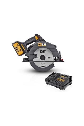Cat DX53 18 Volt 4.0 AH 185 MM Kömürsüz Profesyonel Daire Testere