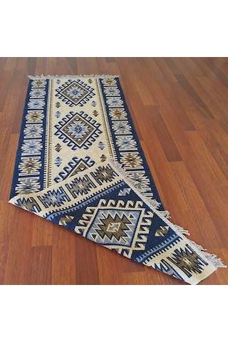 Uşak Kilimi - Çift Taraflı Antik Tarz Eşme Desen Kilim Yolluk