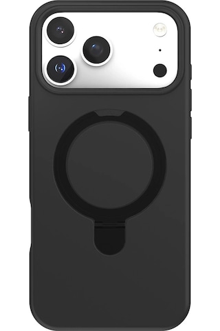 Özel Apple I Phone 17 Pro Regal Magsafe Standlı Kapak - Siyah Fırsat