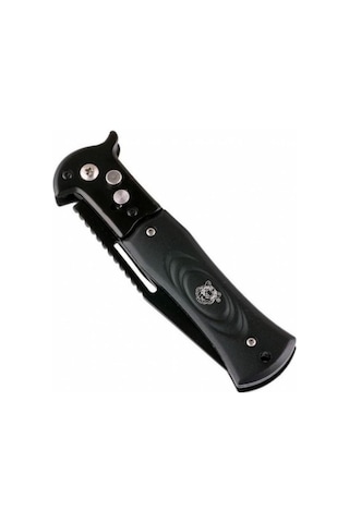 Janva Tiger Çakı 22 Cm Siyah Çelik Çakı Kamp Piknik Orman Ağaç Aşılama Çakısı Outdoor Siyah Siyah