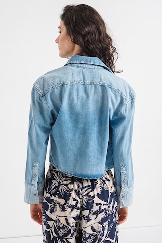 Only Onlmonalisa Ls Cr Dest Kadın Jean Ceket 15315287-17261 001
