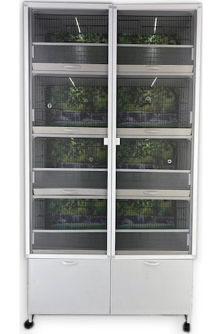 İstanbul Kafes Model 8D Pvc Kuş Dolabı