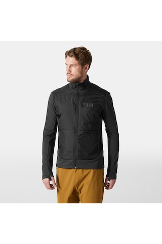 Helly Hansen Versalite Hybrid Fleece Erkek Siyah Dik Yaka Ceket Siyah