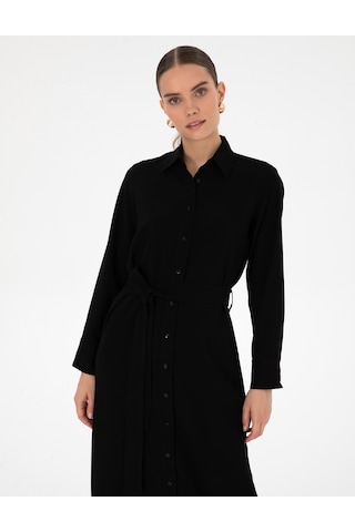 Pierre Cardin Kadın Siyah Elbise Dokuma 50318230-vr046 Siyah