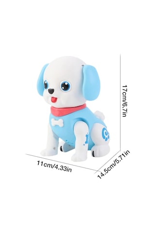 Aya Toys Fun Dog Sesli Işıklı Hareketli Pilli Köpek 40272 Mavi