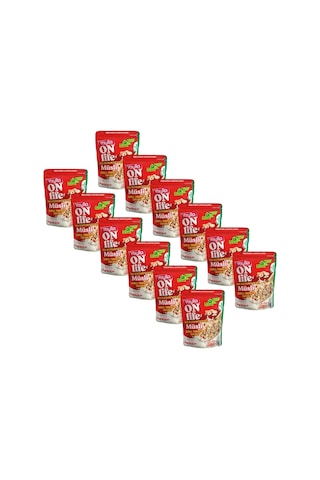 Yayla Onlife Elmalı Fındıklı Ve Tarçınlı İnce Öğütülmüş Yulaflı Müsli 250 G X12