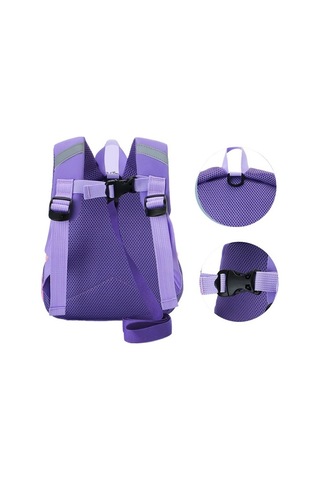 Çocuk Okul Çantası Yürümeye Başlayan Bebek Sırt Çantası Karikatür Anti-kayıp 52q9zg Açık Mor