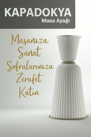 Kapadokpa 72 Cm Yemek Masası, Ofis Ve Toplantı Masası Ayağı Beyaz Beyaz
