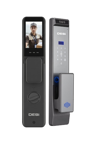 Desi Quic Q030+ Akıllı Kilit Yüz Tanıma - Avuç İçi - Parmak-wifi Desi Quic Q030+ Akıllı Kilit Yüz Tanıma - Avuç İçi - Parmak-wifi