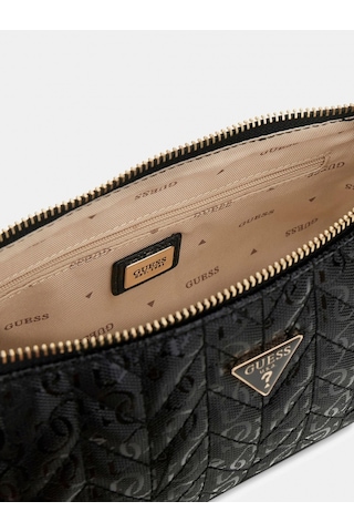 Guess Stacey Küçük Kadın Siyah Omuz Çantası Hwgg9741720-bla