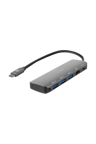 S-lınk Swv-usbc030, Type-c To Hdmı, 3xusb3.0, 1xpd Metal, Usb Hub