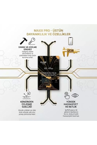 One Plus 15r Uyumlu Nano Ekran Koruyucu 0.35 Mm Extra Dayanıklı Koruma 9h + Plus Hd Maxxpro 40064393