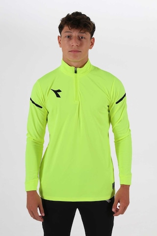 Diadora Alto Antrenman Eşofmanı Tek Üst Neon Sarı