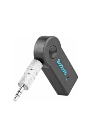 Cn Tüm Cihazlara Uyumlu Bluetooth Aux Araç Kiti Siyah
