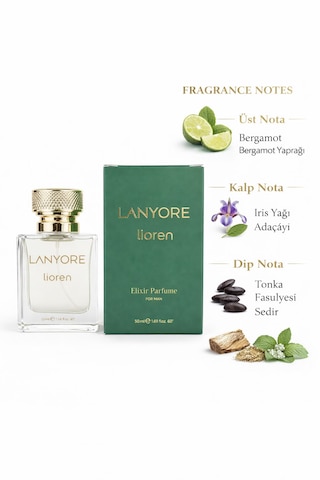 Lanyore Lioren Elixir Erkek Parfüm EDP 50 ML
