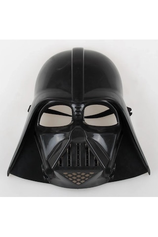 Çocuk Boy Yıldız Savaşları Star Wars Darth Vader Maskesi Ve 90 Cm Pelerin Seti Siyah Yetişkin