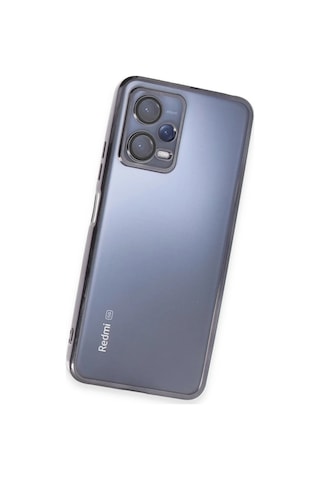 Gld-spt- Newface Xiaomi Redmi Note 12 Pro 5g Kılıf Razer Lensli Silikon - Siyah