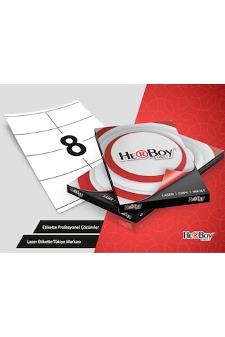 Herboy Laser Etiket 100 Yp 105x70 Laser-copy-ınkjet Hb-1208