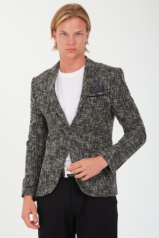 Sposo 5118 Dar Kalıp Kışlık Siyah Erkek Blazer Ceket Siyah