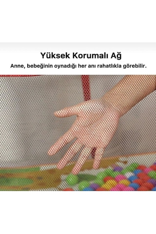 Çocuk Oyun Parkı Futbol Sahası Yürüme Öğrenme Çiti Yüksek Korumalı Basketbol Potalı Kırmızı