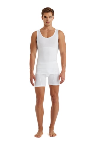 Blackspade Erkek Korse Atlet 9209 - Beyaz