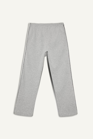 Defacto Wide Leg Beli Lastikli Cepli Geniş Paça Eşofman Altı F3871ax25wngr389 Gri-gr389