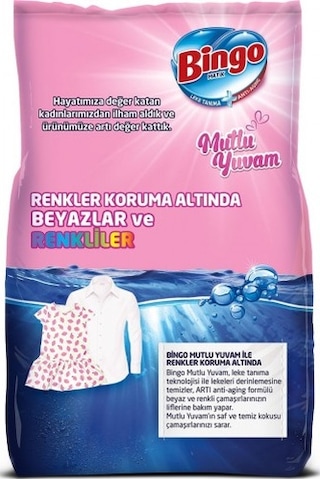 Bingo Premium Toz Çamaşır Deterjanı Beyaz 7 KG