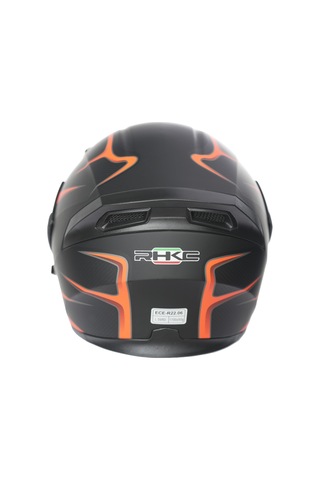 Rhkc 902 Çene Açılır Vizörlü Kask Siyah/kırmızı Renkli